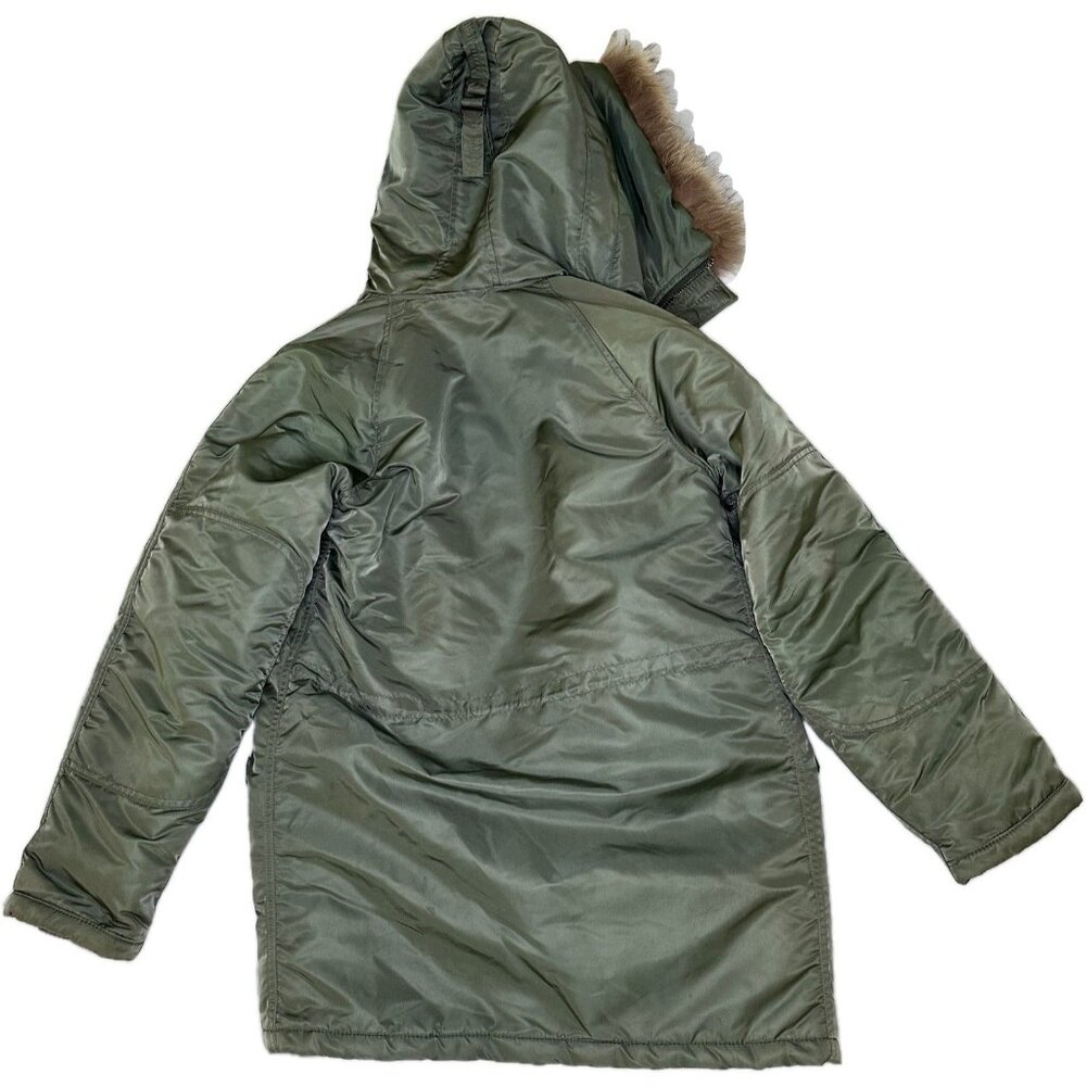 Spiewak N-3B Parka Mens 32 S Green Extreme Cold Weather Hooded Fur Trim Made USA - Picture 3 of 11